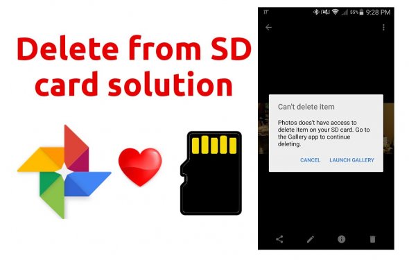 Google Photos cannot delete