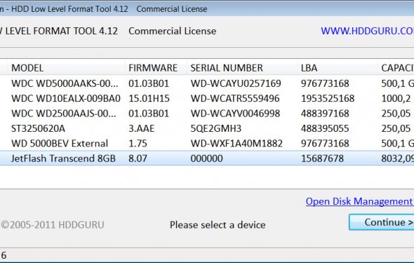 HDD Low Level Format Tool 4.12