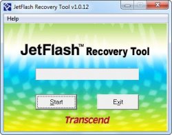 Запуск JetFlash Recovery Tool
